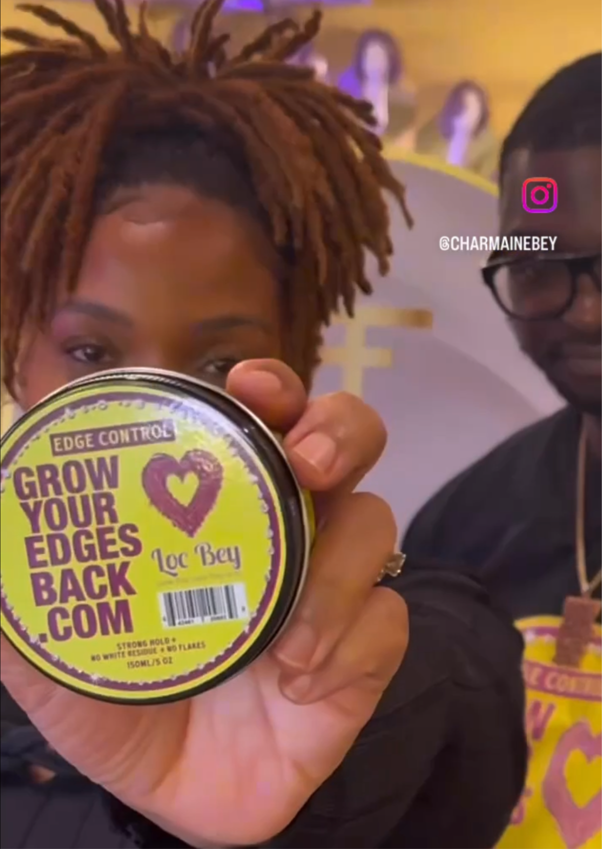 LOC BEY X GYEB Edge Control (Grape) (Limited Quantities Available) Grow Your Edges Back
