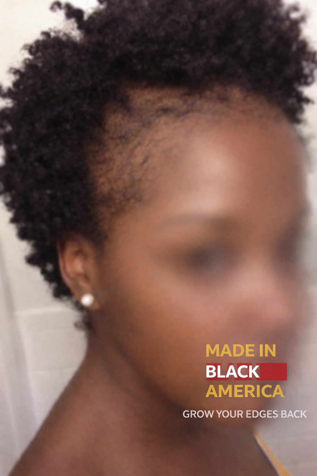 grow your edges back black woman with bad edges