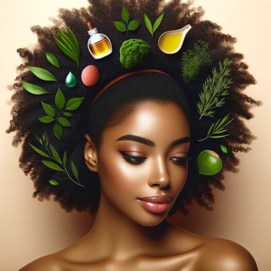 DIY hair treatment sweet potato pumpkin growth oil Auntie Angie — GYEB Black woman natural hair