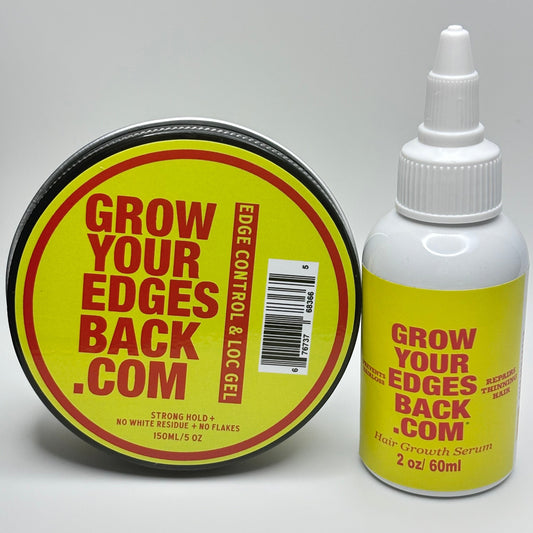 Dynamic Duo (Edge Control & Growth Oil) w/ FREE Edge Brush