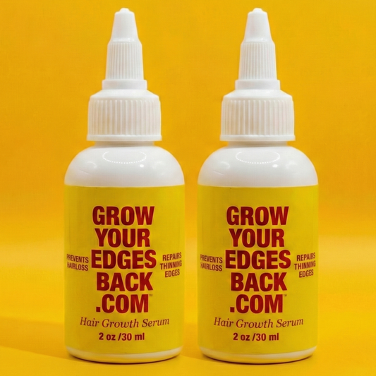 Edge & Hair Growth Oil 2-Bottle Bundle w/ FREE Edge Brush