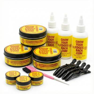 Restoration Bundle (3 Month Supply) - 3 Dynamic Duo + Brush + Travel Size + Hair Clips