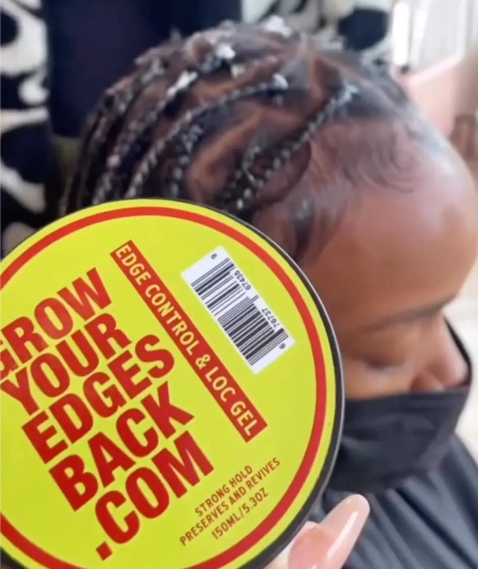 Edge Control Gel Rack Strong Hold Edge Control & Loc Gel - Grow Your Edges Back