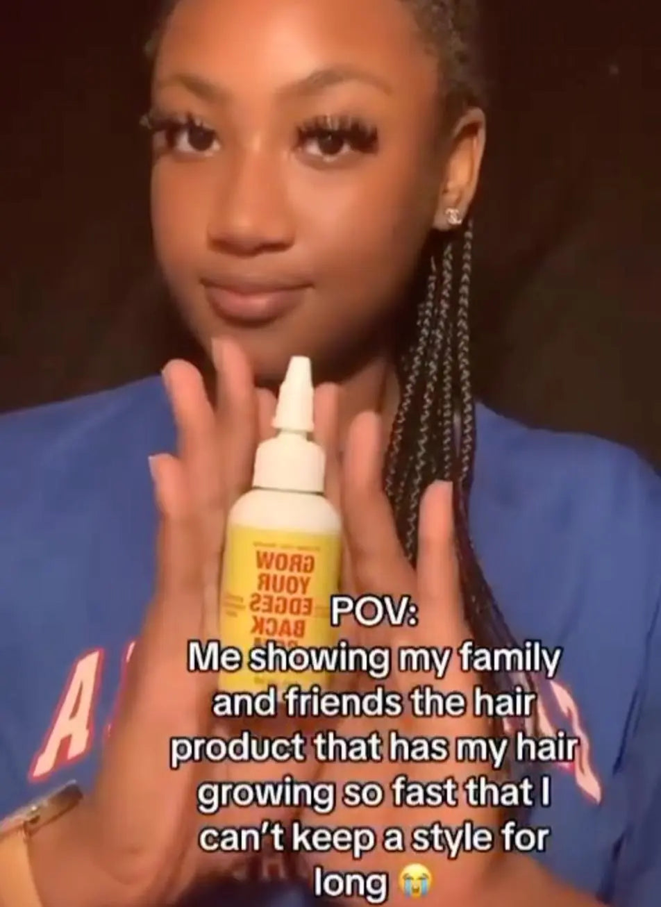 Hair & Edge Growth Oil 2-Bottle Bundle w/ FREE Edge Brush