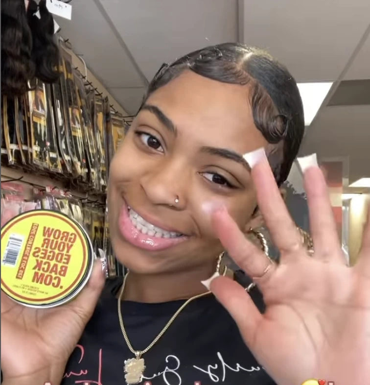 Hype Hair X GYEB Dynamic Duo (Pink Edge Control & Growth Oil) w/ FREE Edge Brush