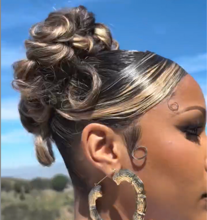 Hype Hair X GYEB Dynamic Duo (Pink Edge Control & Growth Oil) w/ FREE Edge Brush