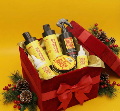 Grow Your Edges Back Full Hair & Edge Growth Bundle w/ FREE Edge Brush