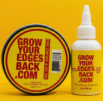 Dynamic Duo (Edge Control & Growth Oil) w/ FREE Edge Brush