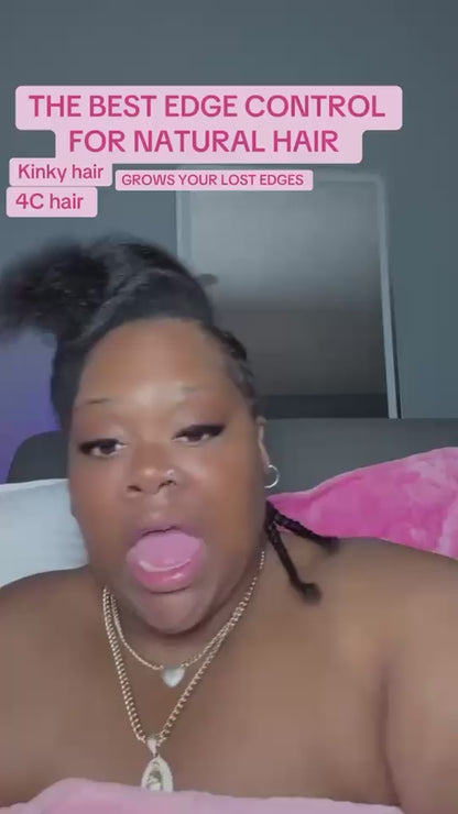 Strong Hold Edge Control & Loc Gel w/ FREE Edge Brush                                       "It Don't Move. No flakes. All-day hold."