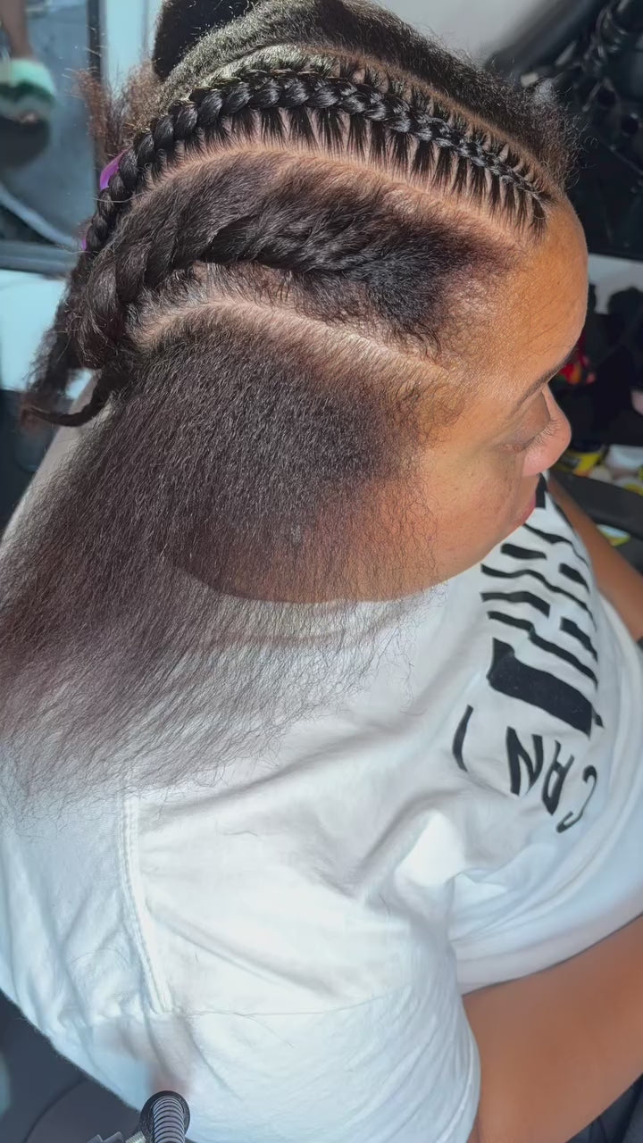 Grow Your Edges Back Braiding Gel application video